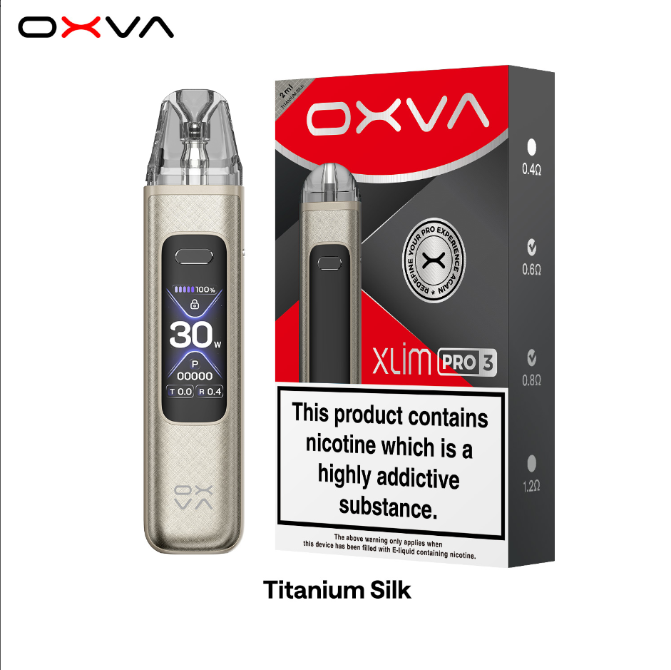 OXVA XLIM Pro 3 Pod小蠻牛三代電子煙主機空倉
